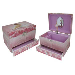 Musical Jewellery Box with Ballerina Design