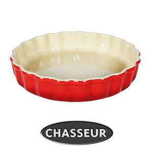 Chasseur La Cuisson Round Flan Dish 20cm - Red