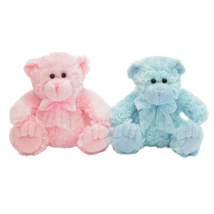 Teddy Bear - Georgie 35cm Blue or Pink