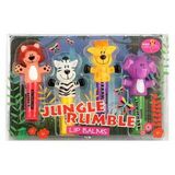 Jungle Rumble Lip Balms with Finger Puppets Set