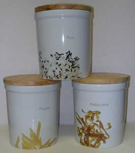 Benchmark Pasta & Rice Storage Canister Set