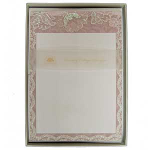 Boxed Pearl Writing Set