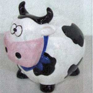 Ceramic Money Box - Cow