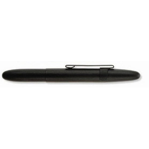 Fisher Space Pen:  Bullet Pen with Rubber Grip (Matt Black & Silver)