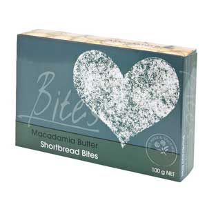 Macadamia Butter Shortbread Bites