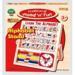 Wood 'n Fun Alphabet Stand