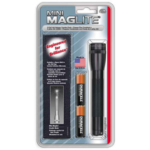 Mini Maglite AA with Nylon Holster Pack