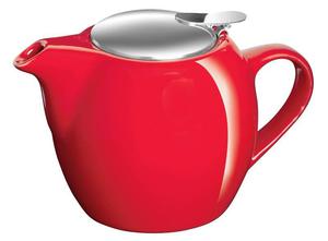 Avanti Camelia Ceramic Teapot 750ml - Fire Engine Red