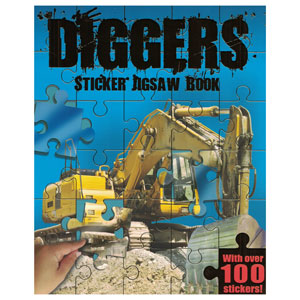 Diggers Sticker Jigsaw Book