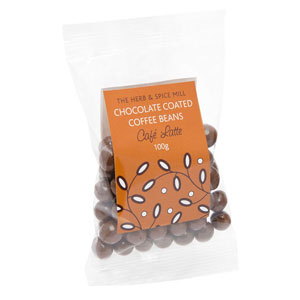 Chocolate Coffee Beans - Cafe Latte 100g