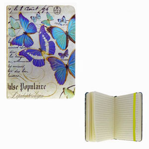 Journal Lined - Blue Butterflies