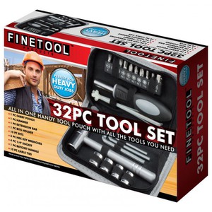 Fine Tool Compact 32 Piece Tool Set