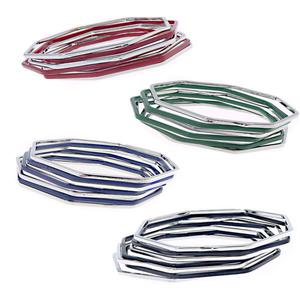 Octagonal Bangles - Set of 7