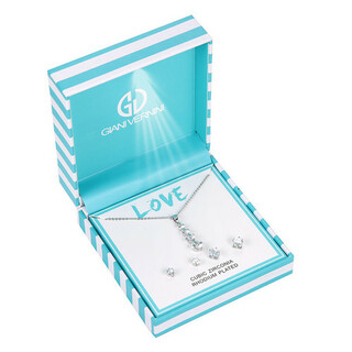 Giani Vernini Pendant and Earrings Set in Gift Box - GVB46 (Drop)