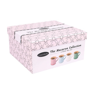 Chasseur Macaron Collection 4 Piece Mug Set