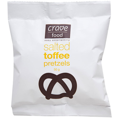 Crave Food Salted Toffee Pretzels (50g)