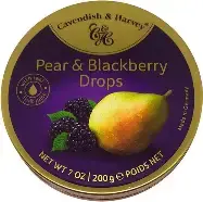 Cavendish & Harvey Pear & Blackberry Drops 175g
