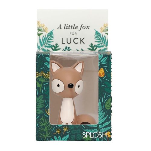 Meaningful Mini Figurine: A Little Fox for Luck