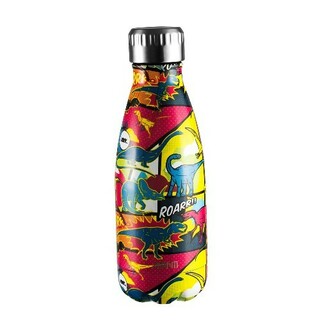 Avanti Fluid Stainless Steel Vacuum Bottle 350ml - Dinosaur