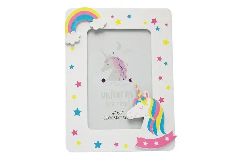 Kids Dream Big Unicorn Photo Frame 4x6