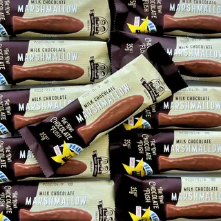 Espresso Marshmallow Fush in Milk Chocolate 35g