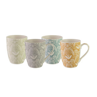 Bundanoon Mug Set - 4 Lace Designs