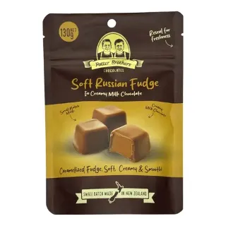 Potter Brothers Chocolates: Soft Russian Fudge 130g