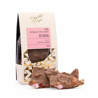 Chocolate Bark – Milk Chocolate with Rocky Road 80g